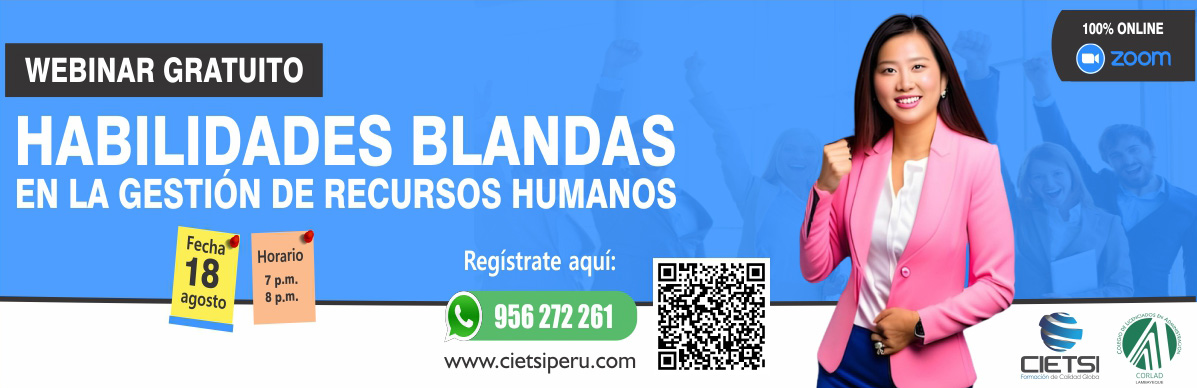 webinar gratuito habilidades blandas en la gestiOn de recursos humanos 2023